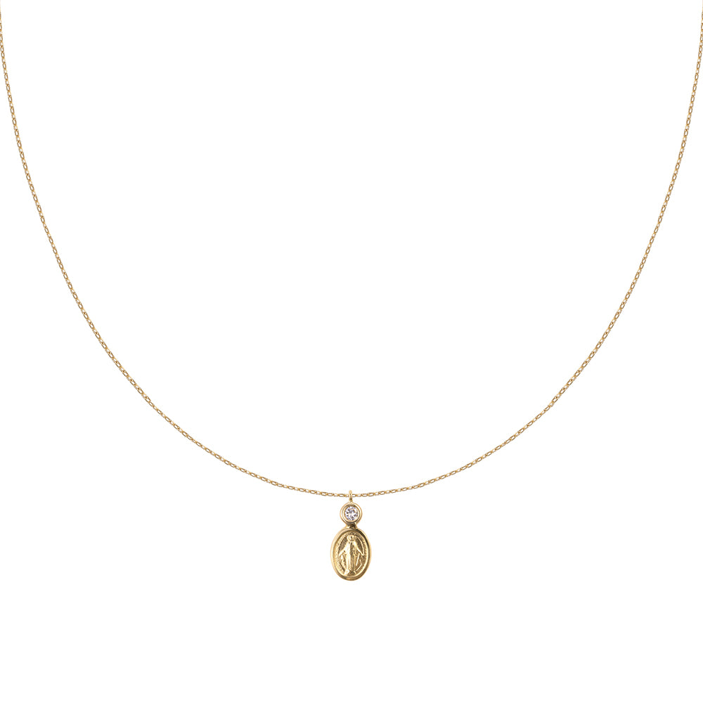 Gold & Diamond Virgin Chain