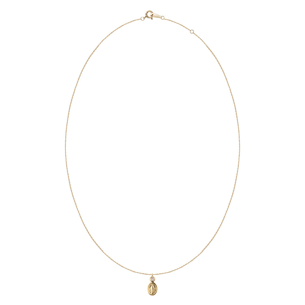 Gold & Diamond Virgin Chain