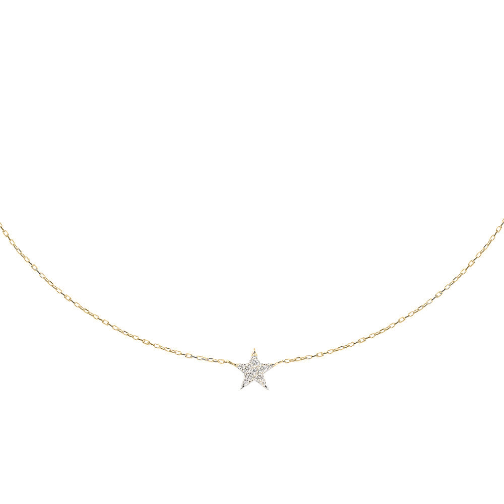 Diamond Star Necklace