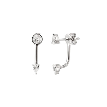 Diamond Teardrop Ear Jacket