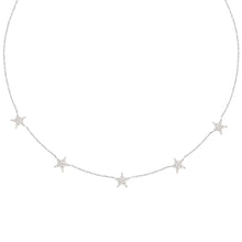 5 Diamond Star Necklace