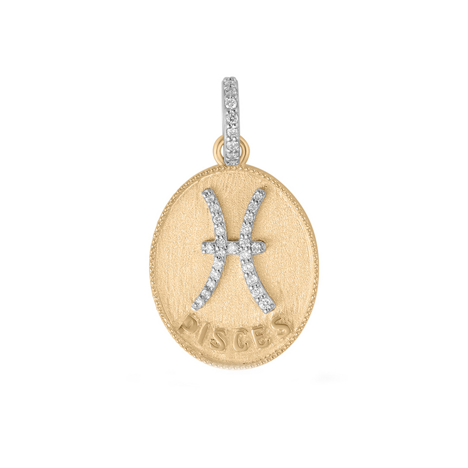 Zodiac Pisces - Small Medallion