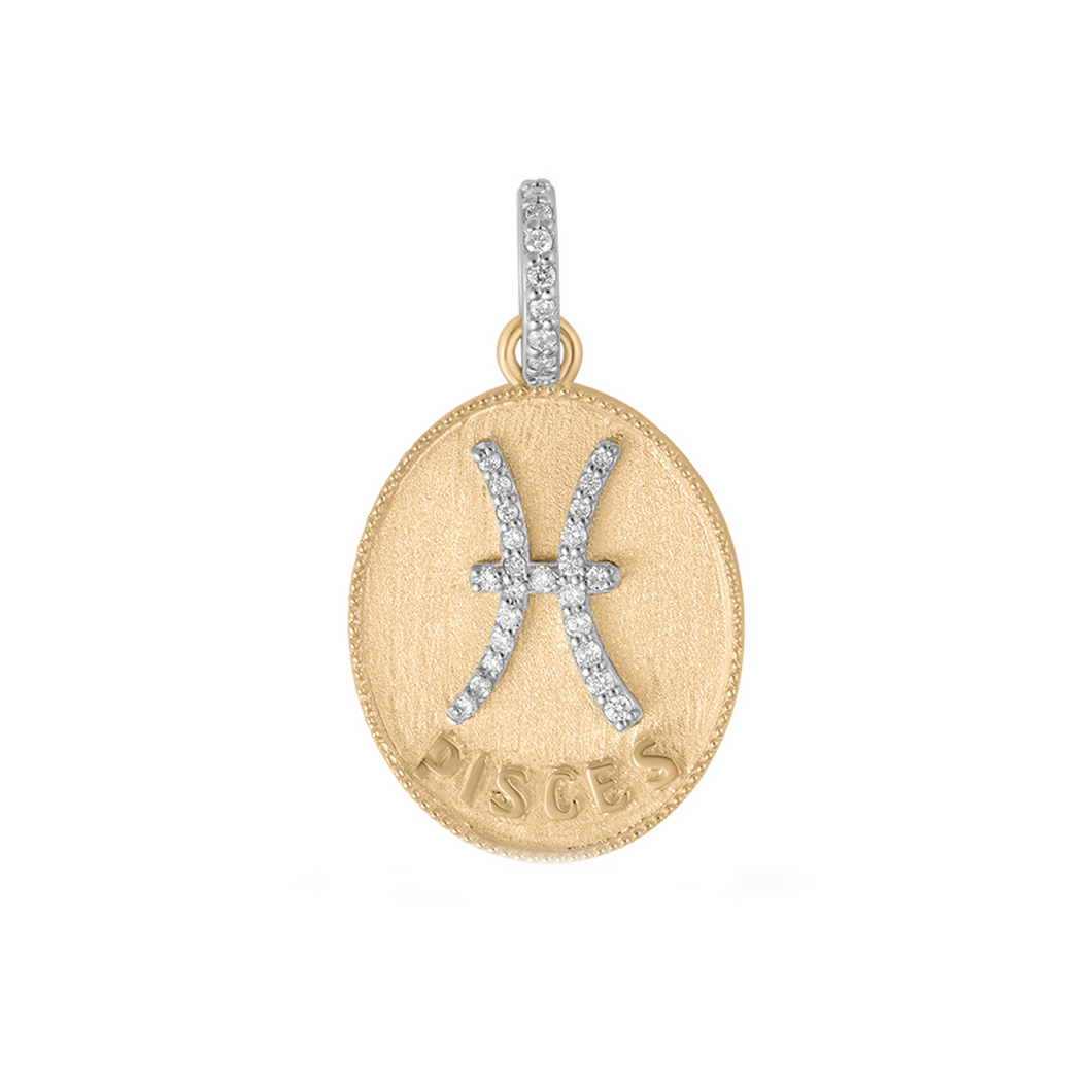 Zodiac Pisces - Small Medallion