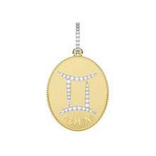 ZODIAC GEMINI- LARGE MEDALLION