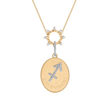 ZODIAC SAGITTARIOUS- LARGE MEDALLION