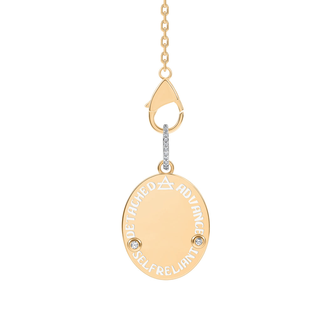 ZODIAC AQUARIOUS- LARGE MEDALLION