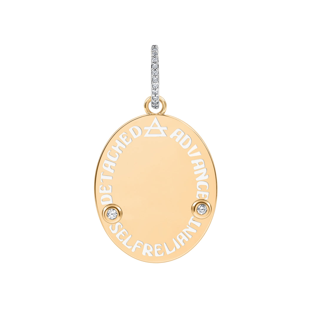 ZODIAC AQUARIOUS- LARGE MEDALLION