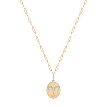 ZODIAC ARIES- LARGE MEDALLION