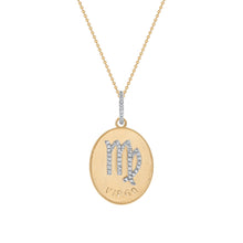 ZODIAC VIRGO- LARGE MEDALLION