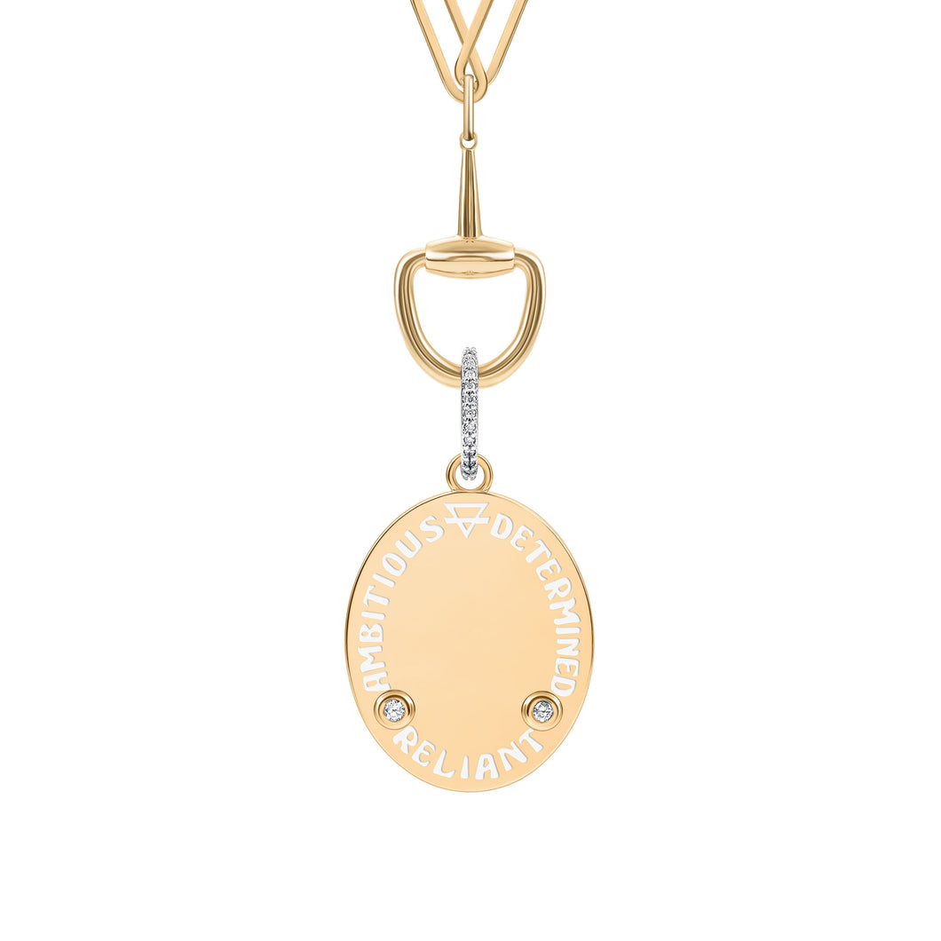 ZODIAC CAPRICORN- LARGE MEDALLION