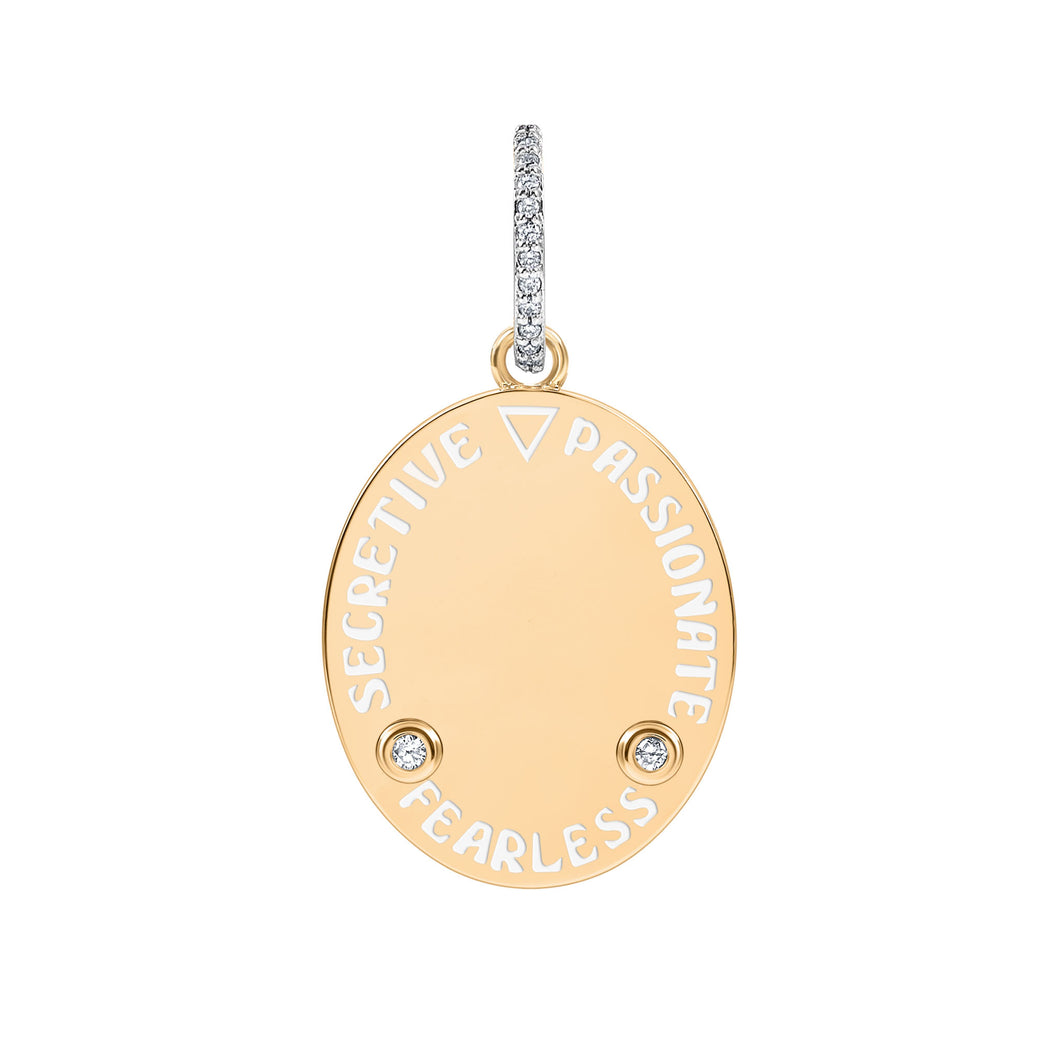 ZODIAC SCORPIO- LARGE MEDALLION