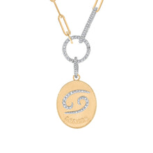 ZODIAC CANCER- LARGE MEDALLION