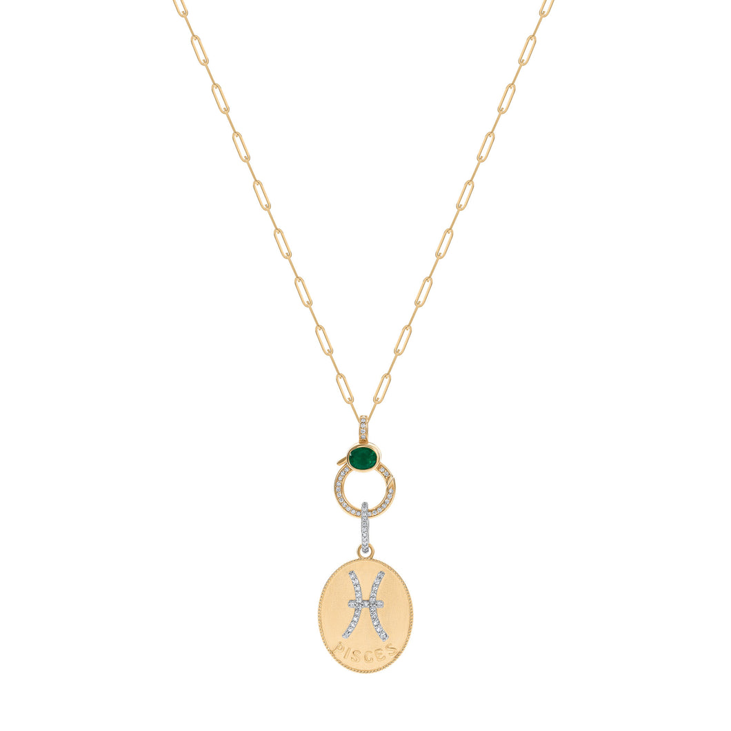 ZODIAC PISCES- LARGE MEDALLION
