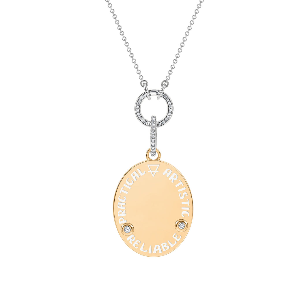 ZODIAC TAURUS- LARGE MEDALLION