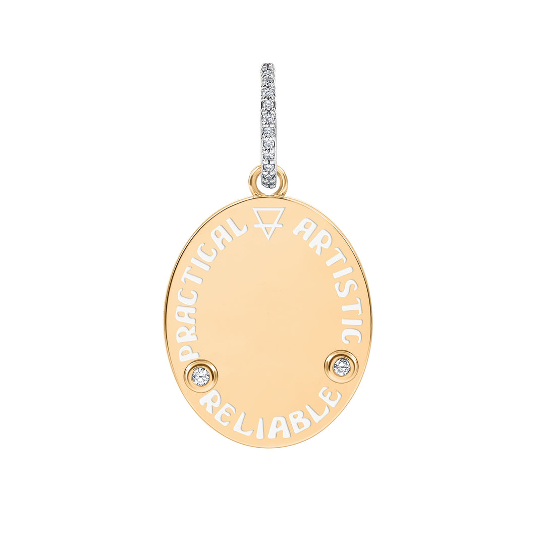 ZODIAC TAURUS- LARGE MEDALLION