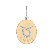 ZODIAC TAURUS- LARGE MEDALLION