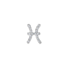 ZODIAC PISCES-  DIAMOND STUD
