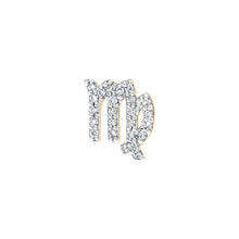 ZODIAC VIRGO-  DIAMOND STUD