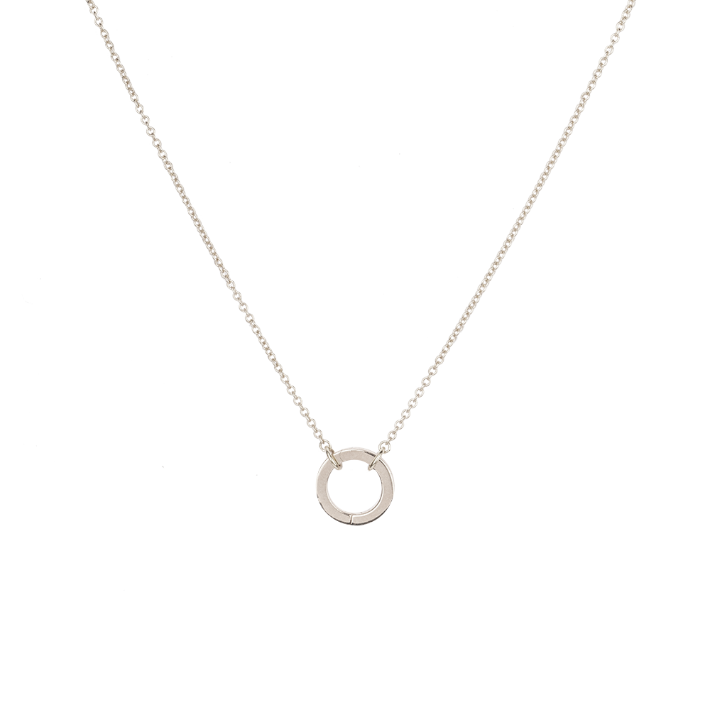 Solid Gold Open and Close clasp Necklace