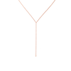 Modern Lariat Chain Necklace