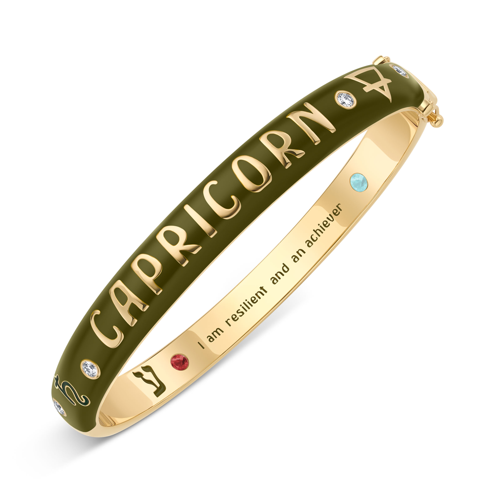 Zodiac Capricorn Bangle
