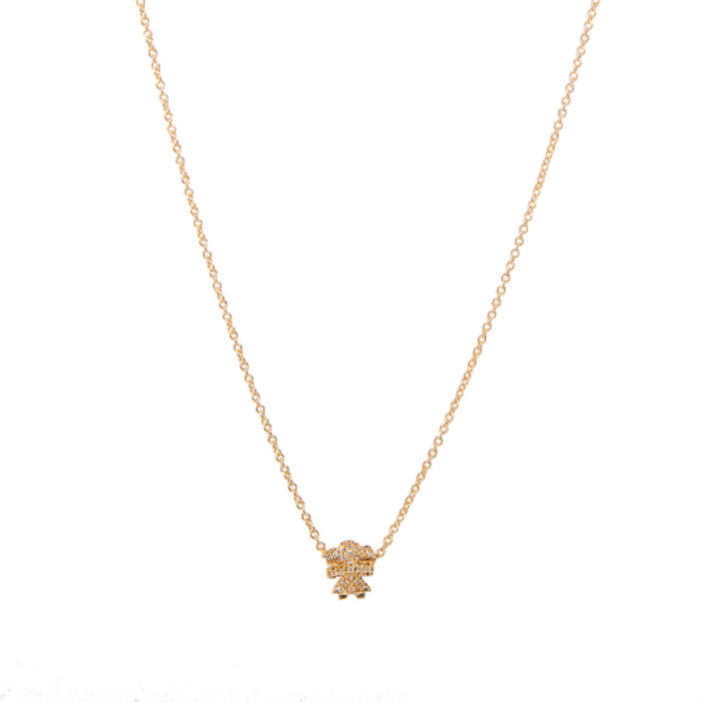 Customizable Diamond Charms Necklace