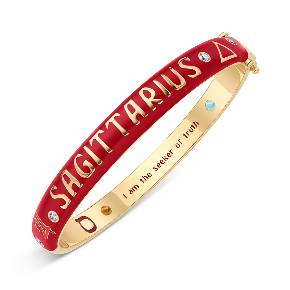 Zodiac Sagittarius Bangle