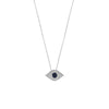 Diamond & Emerald Eye Necklace