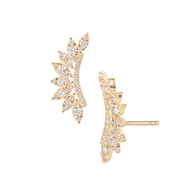 Diamond Illusion Marquise Wing Climbers