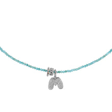 Diamond M Turquoise Necklace