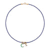 Zodiac Sign Blue Lapis Necklace