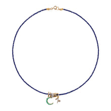 Zodiac Sign Blue Lapis Necklace