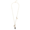 Solid Gold & Diamond Clasp Necklace