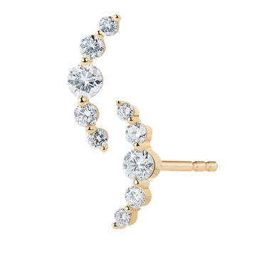 5 Stone Graduated Diamond Climber