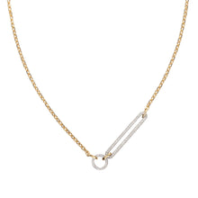 Diamond Rectangle Necklace