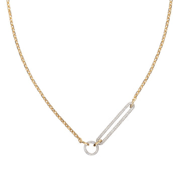 Diamond Rectangle Necklace