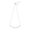 Center Diamond Curved Bar Necklace