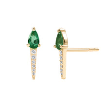 Emerald Spike Stud