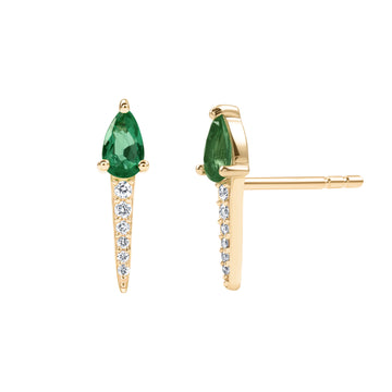 Emerald Spike Stud