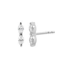 Double Marquise Studs