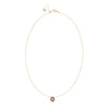 Tiny Milagrosa Gemstone Bezel Necklace