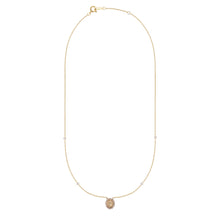 Tiny Pearl and Diamond Milagrosa Necklace