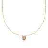 Tiny Pearl and Diamond Milagrosa Necklace