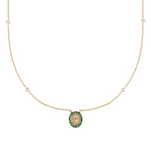 Tiny Pearl and Gemstone Milagrosa Necklace