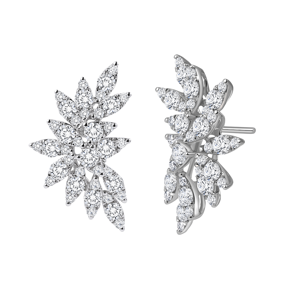 Marquise Diamond Leaf Climbers