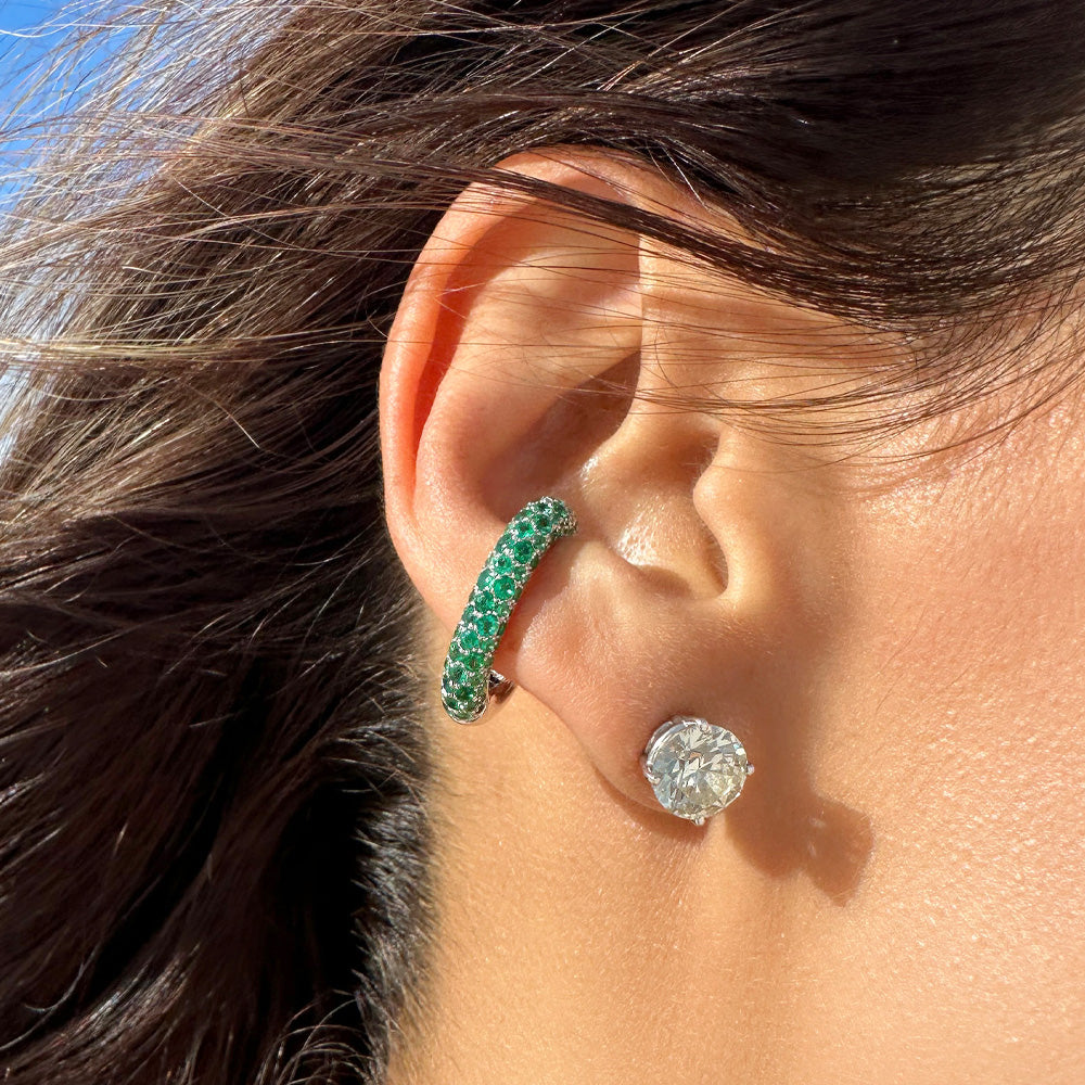 Emerald Pave Ear Cuff