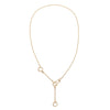 3 Clasp Gold & Diamond Necklace