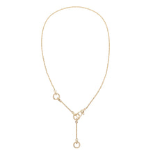 3 Clasp Gold & Diamond Necklace