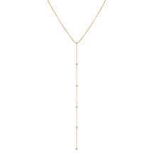 Diamond Lariat Drop Necklace