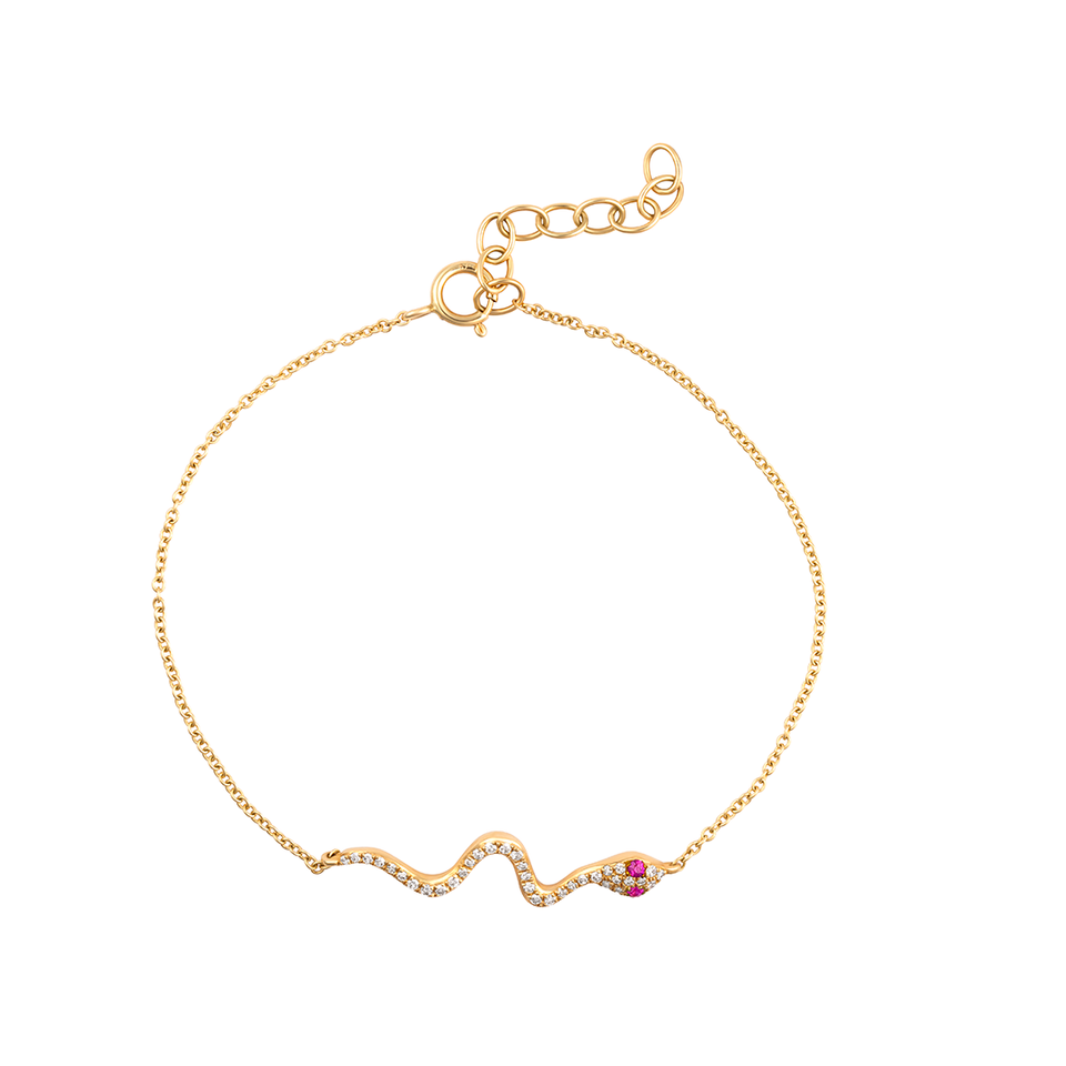 Diamond Snake Bracelet